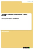 Cover: Partizipation bei der Arbeit - GRIN Verlag
