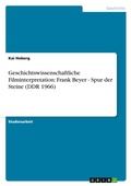 Cover: Geschichtswissenschaftliche Filminterpretation - Grin Verlag