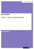 Cover: Solas 74 - die wesentlichen Inhalte - GRIN Verlag