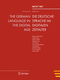 Enlarge image Cover: The German Language in the Digital Age - Springer