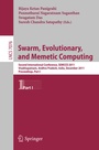 Cover: Swarm, Evolutionary, and Memetic Computing - Springer