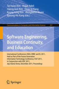 Enlarge image Cover: Software Engineering, Business Continuity, and Education - Springer
