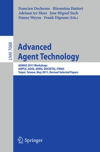 Enlarge image Cover: Advanced Agent Technology - Springer