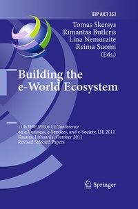 Enlarge image Cover: Building the e-World Ecosystem - Springer