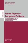 Cover: Formal Aspects of Component Software - Springer