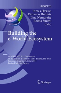 Enlarge image Cover: Building the e-World Ecosystem - Springer