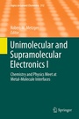 Cover: Unimolecular and Supramolecular Electronics I - Springer