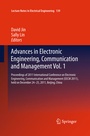 Cover: Advances in Electronic Engineering, Communication and Management Vol.1 - Springer