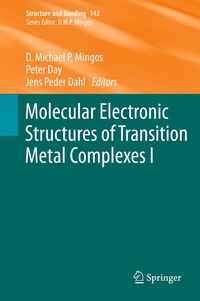 Enlarge image Cover: Molecular Electronic Structures of Transition Metal Complexes I - Springer
