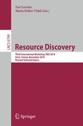 Cover: Resource Discovery - Springer