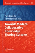 Cover: Towards Modern Collaborative Knowledge Sharing Systems - Springer