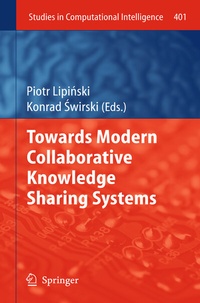 Enlarge image Cover: Towards Modern Collaborative Knowledge Sharing Systems - Springer