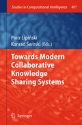 Cover: Towards Modern Collaborative Knowledge Sharing Systems - Springer
