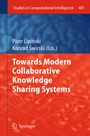 Cover: Towards Modern Collaborative Knowledge Sharing Systems - Springer