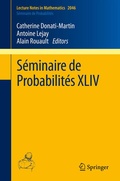 Cover: S&eacute;minaire de Probabilit&eacute;s XLIV - Springer