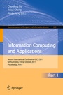 Cover: Information Computing and Applications - Springer