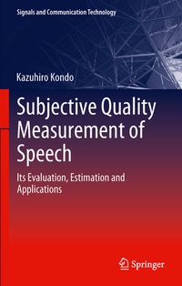 Abbildung von: Subjective Quality Measurement of Speech - Springer