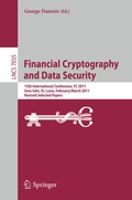 Cover: Financial Cryptography and Data Security - Springer