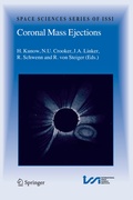 Cover: Coronal Mass Ejections - Springer