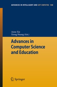 Enlarge image Cover: Advances in Computer Science and Education - Springer