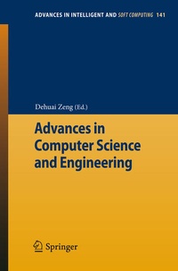 Enlarge image Cover: Advances in Computer Science and Engineering - Springer