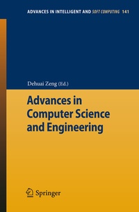 Enlarge image Cover: Advances in Computer Science and Engineering - Springer