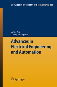 Enlarge image Cover: Advances in Electrical Engineering and Automation - Springer