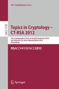 Cover: Topics in Cryptology - CT-RSA 2012 - Springer