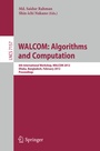 Cover: WALCOM: Algorithm and Computation - Springer