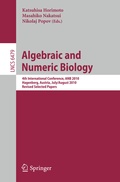 Cover: Algebraic and Numeric Biology - Springer
