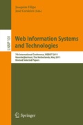 Bild: Web Information Systems and Technologies - Springer