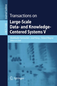 Bild vergrößern Bild: Transactions on Large-Scale Data- and Knowledge-Centered Systems V - Springer