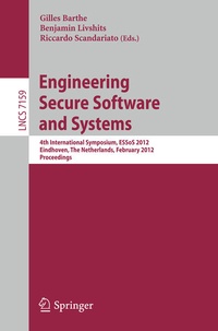 Enlarge image Cover: Engineering Secure Software and Systems - Springer