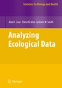 Cover: Analyzing Ecological Data - Springer