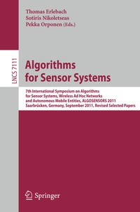 Enlarge image Cover: Algorithms for Sensor Systems - Springer