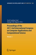 Cover: Proceedings of the 2011 2nd International Congress on Computer Applications and Computational Science - Springer