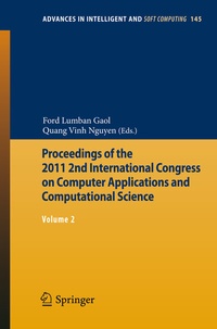 Enlarge image Cover: Proceedings of the 2011 2nd International Congress on Computer Applications and Computational Science - Springer