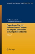 Cover: Proceedings of the 2011 2nd International Congress on Computer Applications and Computational Science - Springer