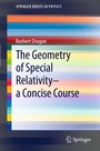 Cover: The Geometry of Special Relativity - a Concise Course - Springer