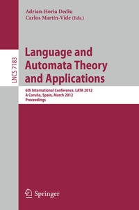 Enlarge image Cover: Language and Automata Theory and Applications - Springer