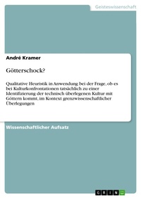 Enlarge image Cover: Götterschock? - GRIN Verlag