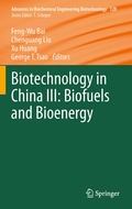 Cover: Biotechnology in China III: Biofuels and Bioenergy - Springer