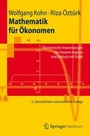 Cover: Mathematik f&uuml;r &Ouml;konomen - Springer
