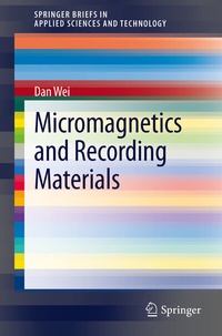Abbildung von: Micromagnetics and Recording Materials - Springer