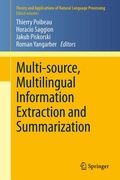 Cover: Multi-source, Multilingual Information Extraction and Summarization - Springer