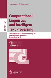Abbildung von: Computational Linguistics and Intelligent Text Processing - Springer