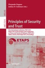 Cover: Principles of Security and Trust - Springer