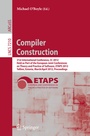 Cover: Compiler Construction - Springer