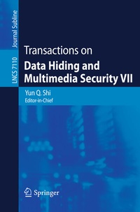 Abbildung von: Transactions on Data Hiding and Multimedia Security VII - Springer