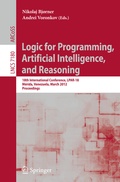 Cover: Logic for Programming, Artificial Intelligence, and Reasoning - Springer